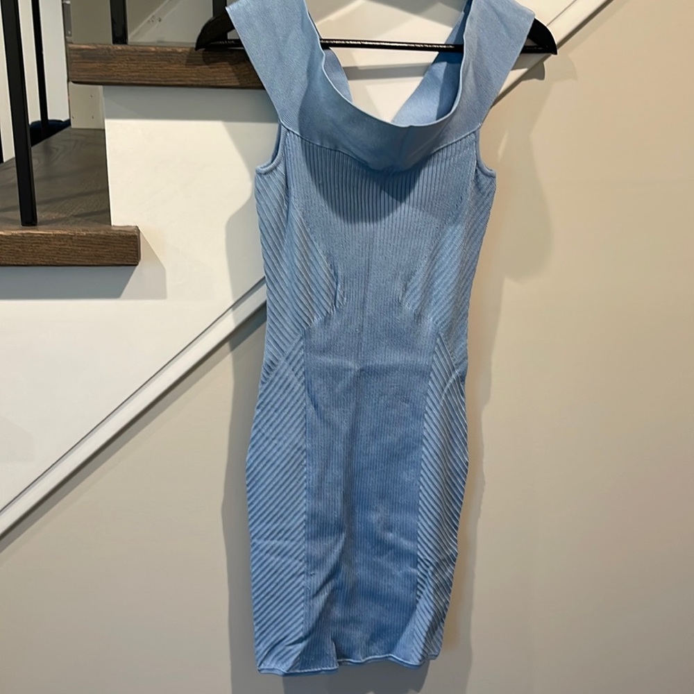 Marciano off the shoulder body hugging Dress